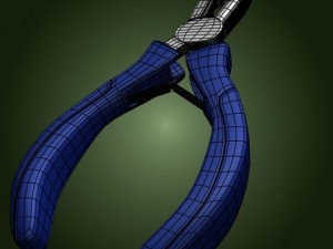 pliers needle nose tool 6 Model 3D
