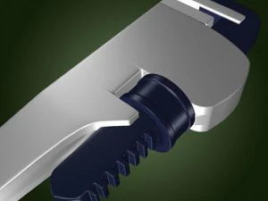 adjustable wrench 3D Model