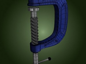 c clamp 3D Model