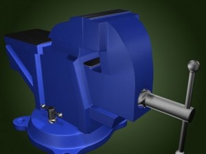 bench vise Model 3D