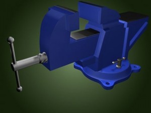 bench vise Modelo 3D