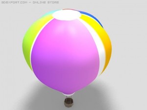 air ballon Modello 3D