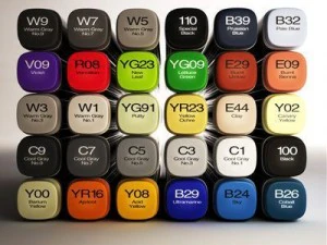 marcatori copic Modello 3D