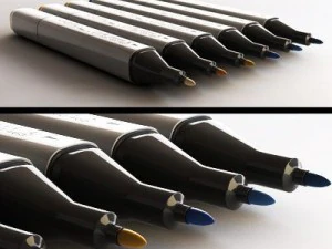 copic markers 3D Model