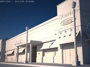 restaurant panera 3D Model