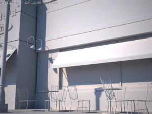 restaurant panera 3D Model