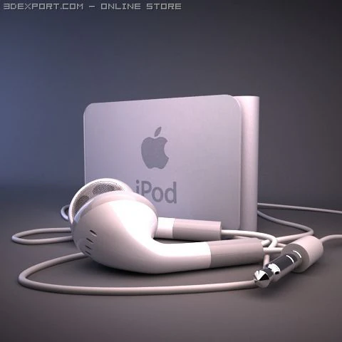 ipod shuffle 3D Model .c4d .max .obj .3ds .fbx .stl .blend 