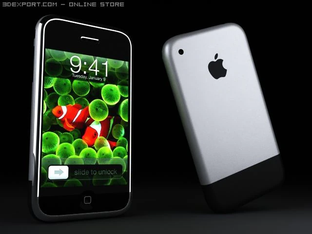 apple iphone 3D Model .c4d .max .obj .3ds .fbx .stl .blend