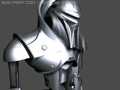 centurion robot 3D 모델 .c4d .max .obj .3ds .fbx .stl .blend 