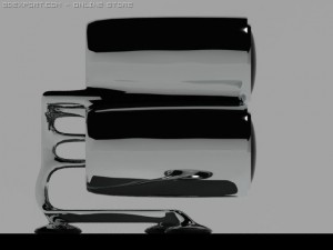 hi tech clock 3D Model
