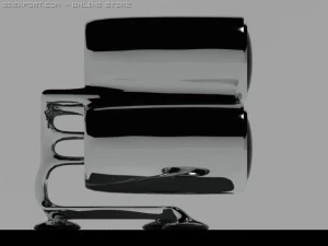 hi tech clock 3D Model