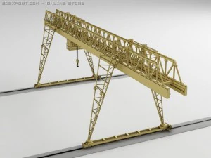 grue industrielle Modèle 3D