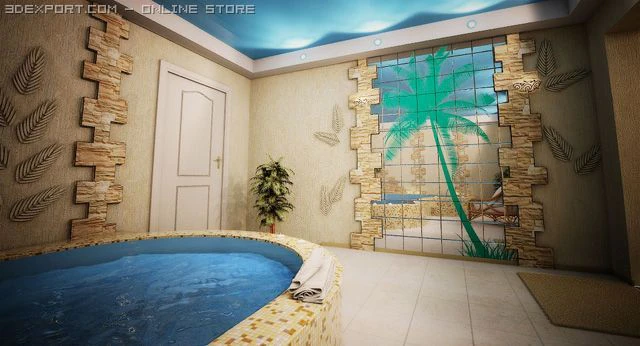 pool 3D Model .c4d .max .obj .3ds .fbx .stl .blend 