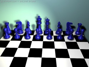 chess figures Modello 3D