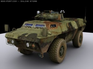 armored carlow poly 3D Model