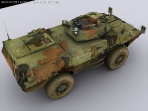 armored carlow poly 3D Model