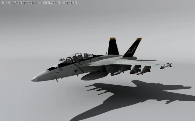 fa18f 3D Model .c4d .max .obj .3ds .fbx .stl .blend