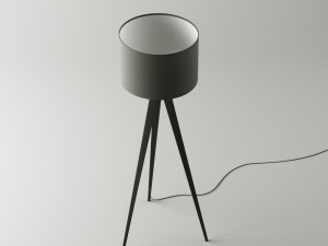zuiver tripod lamp Model 3D