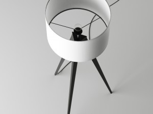 zuiver tripod lamp Model 3D