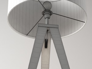 zuiver tripod lamp Model 3D