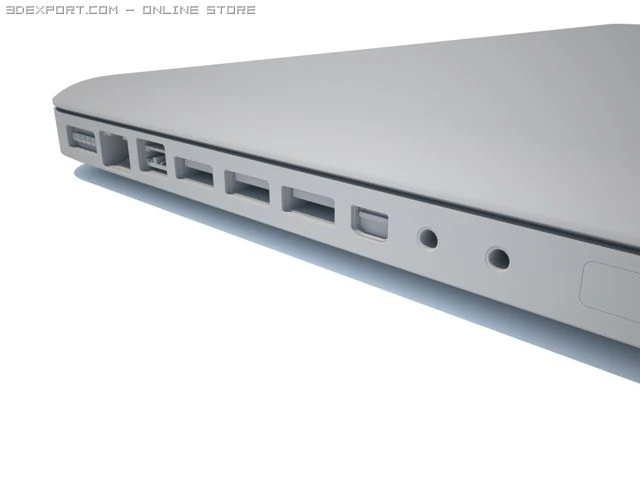 macbook pro unibody 3D Model .c4d .max .obj .3ds .fbx .stl .blend 