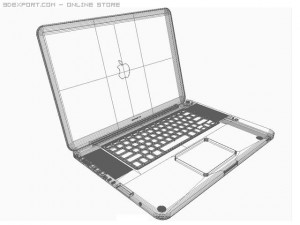 macbook pro unibody 3D Model