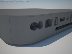 mac mini unibody 3D 모델