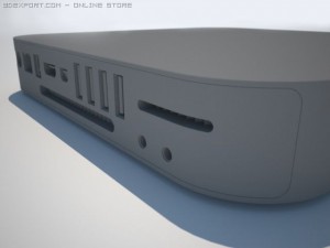 mac mini unibody 3D 모델