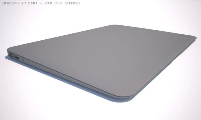 macbook air 2010 3D Model .c4d .max .obj .3ds .fbx .stl .blend 
