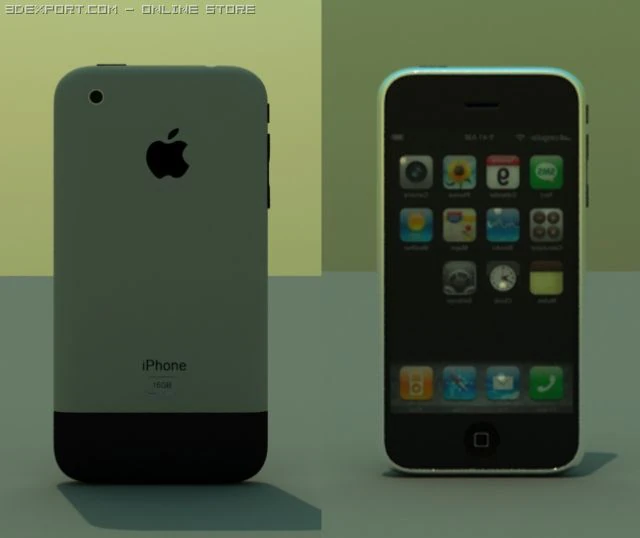 iphone 3D Model .c4d .max .obj .3ds .fbx .stl .blend 