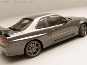 nissan skyline gtr r34 Modello 3D