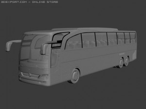 mercedes travego 3D मॉडल