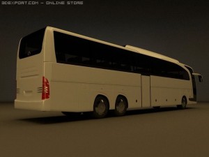 mercedes travego 3D मॉडल