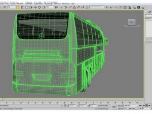 mercedes travego 3D मॉडल