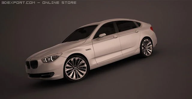 concept bmw 5 series 3D Model .c4d .max .obj .3ds .fbx .stl .blend 