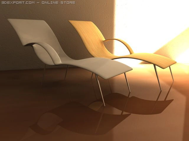 chair kristine 3D Model .c4d .max .obj .3ds .fbx .stl .blend 