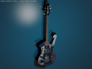 darons ibanez iceman guitar Modelo 3D