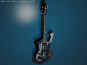 darons ibanez iceman guitar 3D Model