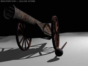 cannon xix century 3D Model