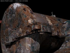 cannon xix century 3D 모델