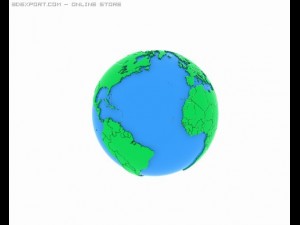 world 3D 模型