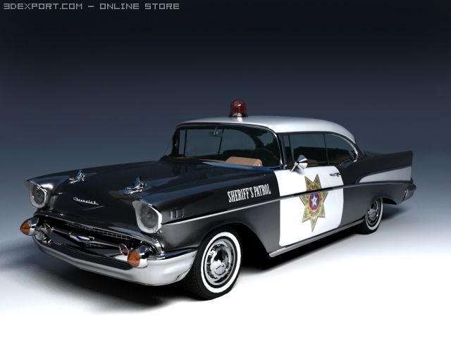 57chevy patrol 3D 模型 .c4d .max .obj .3ds .fbx .stl .blend 