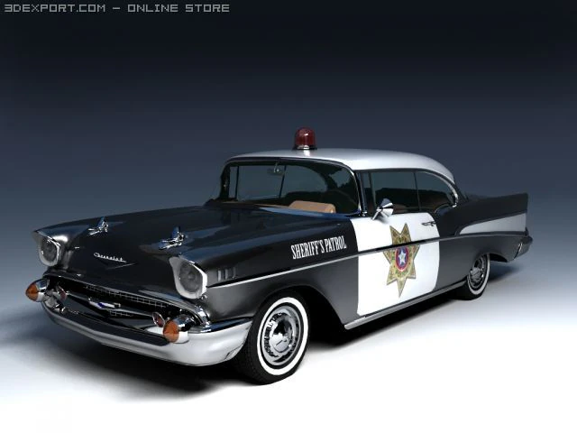 57chevy patrol 3D Model .c4d .max .obj .3ds .fbx .stl .blend
