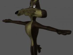 wile e coyote Model 3D