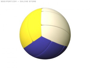 volleyball Modèle 3D