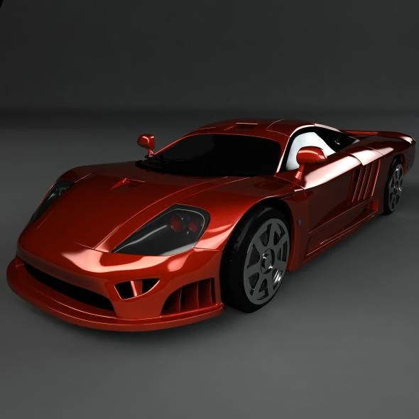 saleen s7 3D Model .c4d .max .obj .3ds .fbx .stl .blend 