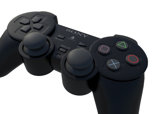 Video Game Controller 3d Model In Parts 3dexport