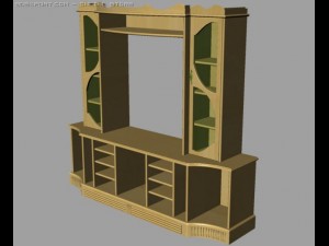 entertainment center 3D Model