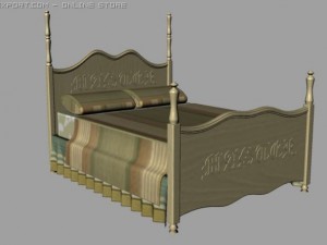 bedroom set 3D Model