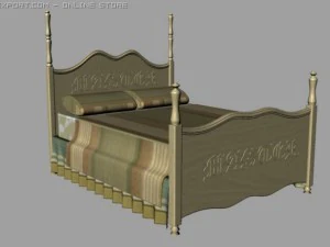 ensemble de chambre &agrave; coucher Modèle 3D